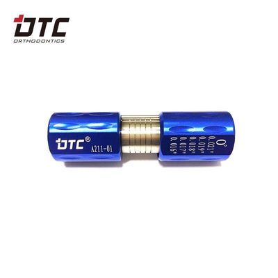 ISO-Standard Metall Blau Präzision Drehmoment Bogen Turrets DTC Orthodontik Zahnarch Former