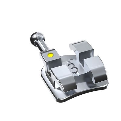 Roth Edelstahl Ortho-Klammern für Zähne-Klammern perfekt für Orthodontie