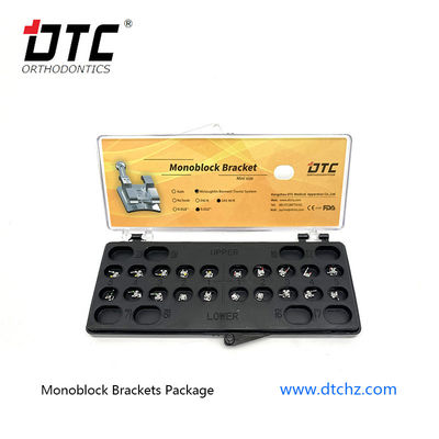 DTC Mim Monoblock Orthodontik Laser Zahnspange MBT Roth Metallspange mit 3W/Hook
