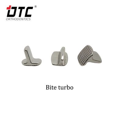 Orthodontische Zähne Bondable Bite Turbo Mesh Basis von DTC Edelstahl Monoblock