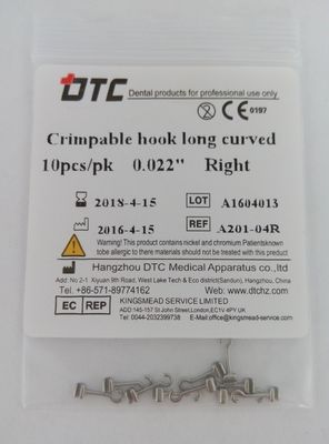 0.018'/0.022' DTC Orthodontie Zahnheilkunde Edelstahl Krampfhäkel Kurzlänger oder Spiralhaken