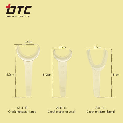 Orthodontische Materialien DTC Wange-Retractor für Zahnbehandlungen in großer/kleiner Größe