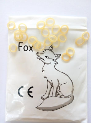 Maschinenbetriebene DTC-Orthodontologische elastische Bänder Latex-Rubber-O-Ringe für Orthodontie
