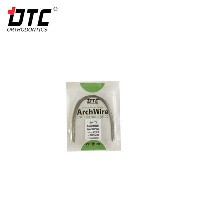 Orthodontische Korrektur mit DTC Runden NiTi Oval Quadrat Arch Draht und CE-Zertifizierung